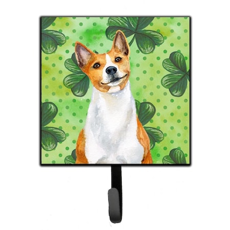 Carolines Treasures Basenji St Patricks Leash or Key Holder BB9866SH4